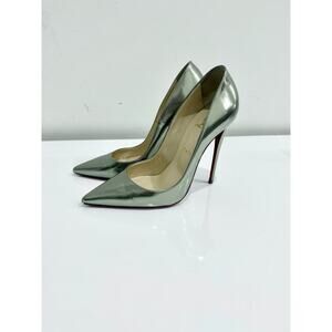 Christian Louboutin patent Calf Leather Pumps Vintage gold Women's 39